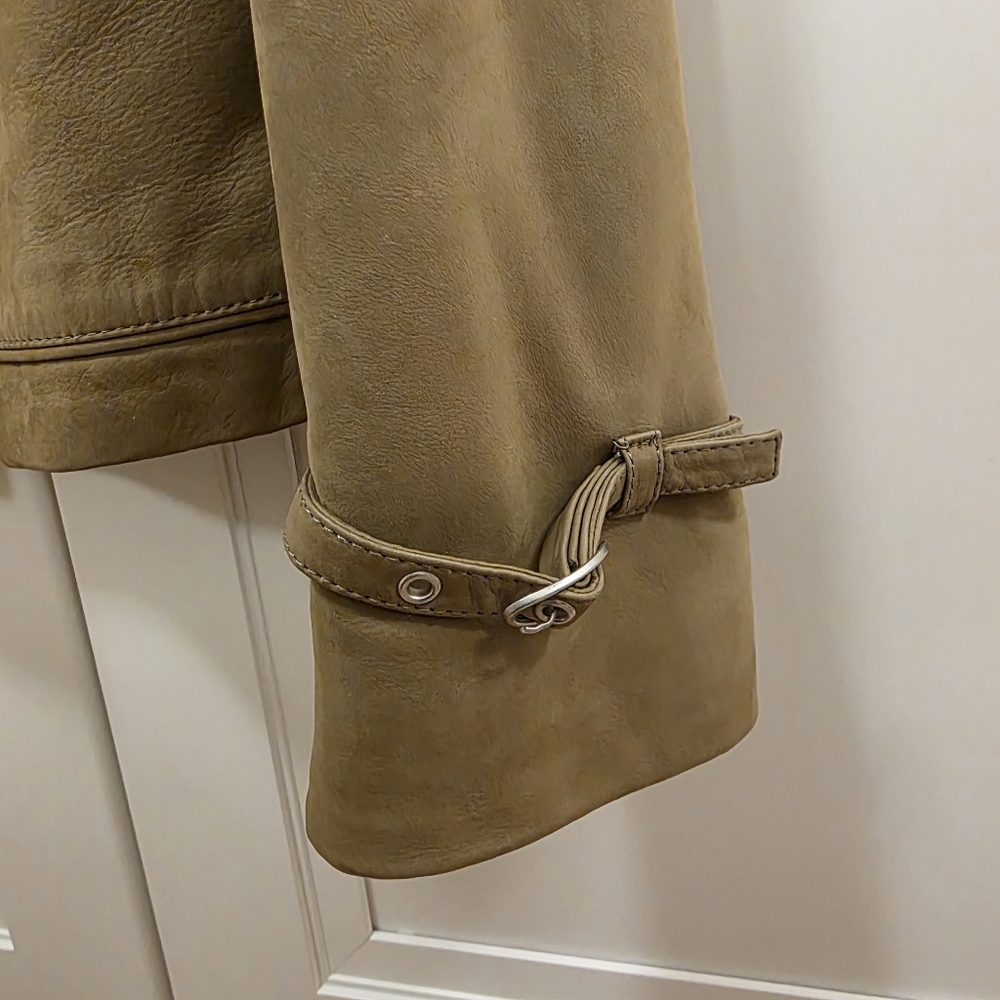 René Lezard Olive Green 💯Genuine Leather Jacket - Picture 7 of 12
